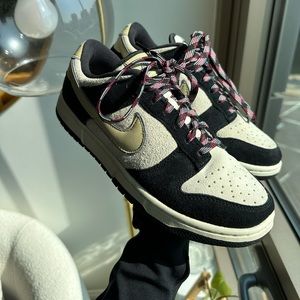 Nike Women Dunk Low “Black Suede”